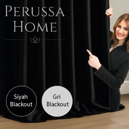 Siyah blackout perde - ışık geçirmez karartma perde modeli